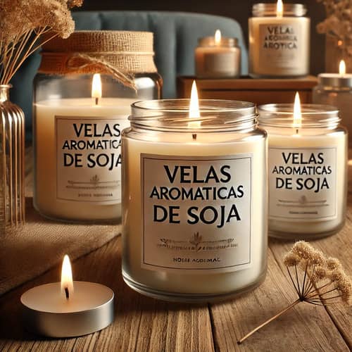 Velas Aromáticas de Soja